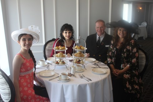 Afternoon Tea with the Commodore and our Tea Tasting Team: Elyse Ashton and Juliette Boland