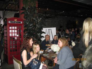 Guests enjoying a taste of British Luxury.