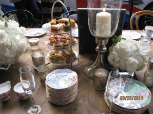 British Luxury tea table hosted by The Intercontinental London Park Lane.