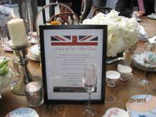 The lovely tea table.