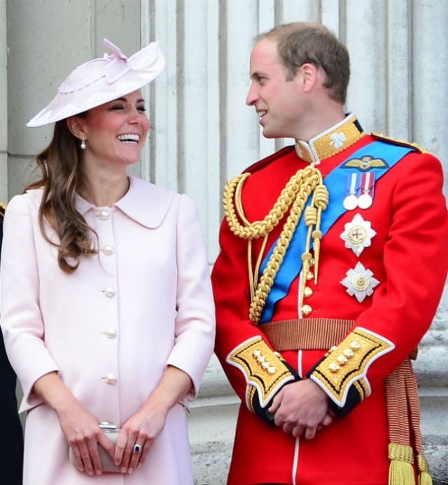Last year an expectant Duchess of Cambridge attends Trooping the Colour