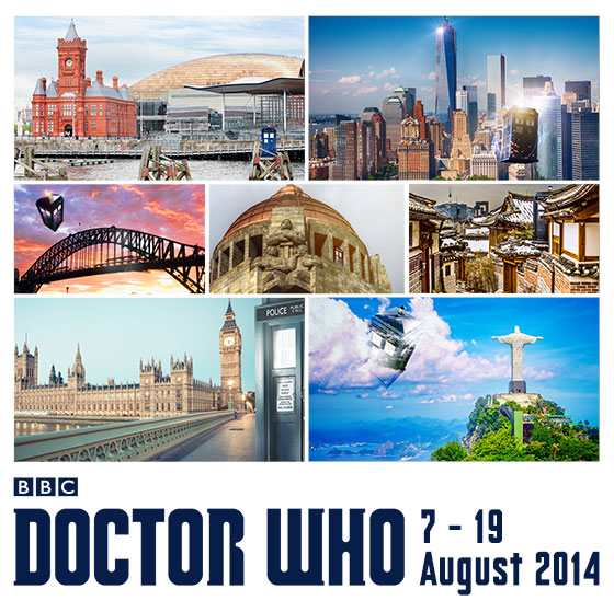 The TARDIS embarks on a 7-city world tour on Aug 7! 