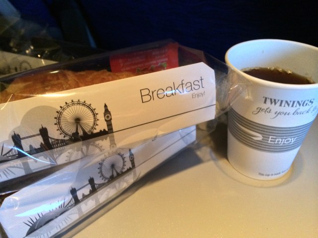 Tea and Croissants offered a few hours after dinner.