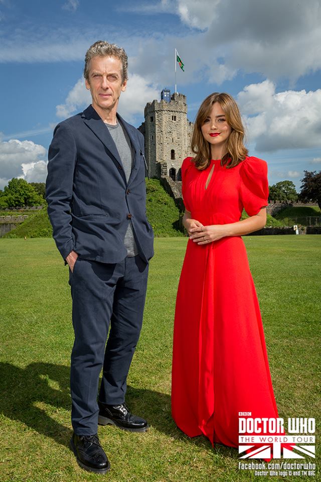 Jenna Coleman looks lovely and ready to take on another Doctor