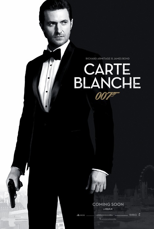 He had dark, rather cruel good looks and very clear, blue-grey eyes.” - Thunderball by Ian Fleming