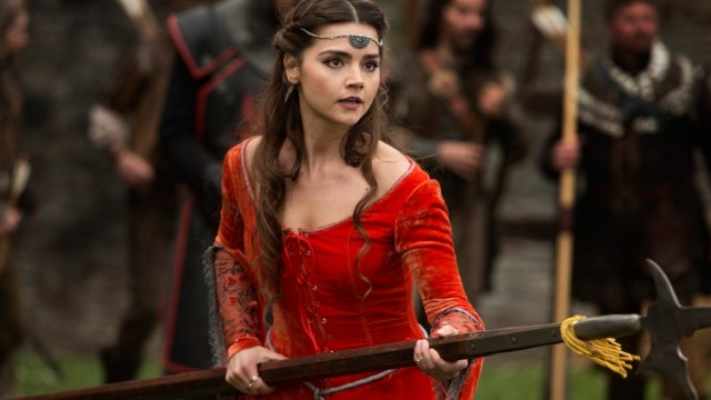 Jenna Coleman definitely rocking the Maid Marian look!
