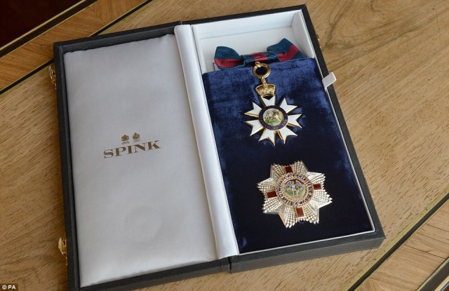The Honorary Dame Grand Cross of the Most Distinguished Order of St Michael and St George  