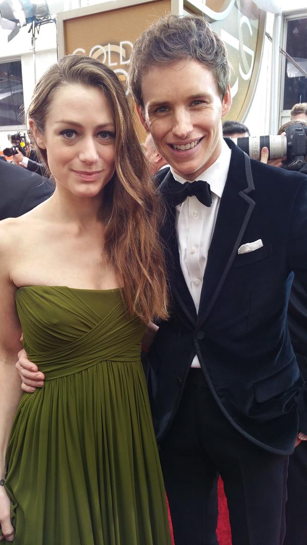 Newlyweds, Mr and Mrs Eddie Redmayne