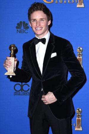 Golden Globe winner, Eddie Redmayne