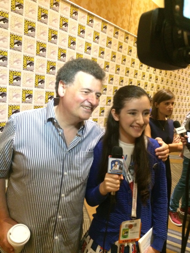 Show-runner and Writer of Doctor Who, Stephen Moffat...Juliette's favorite writer in television! 