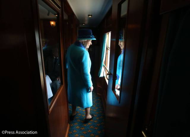 A contemplative moment as The Queen becomes the longest reigning monarch in British history!