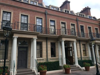 Townhouses/flats reminiscent of London’s Kensington district.