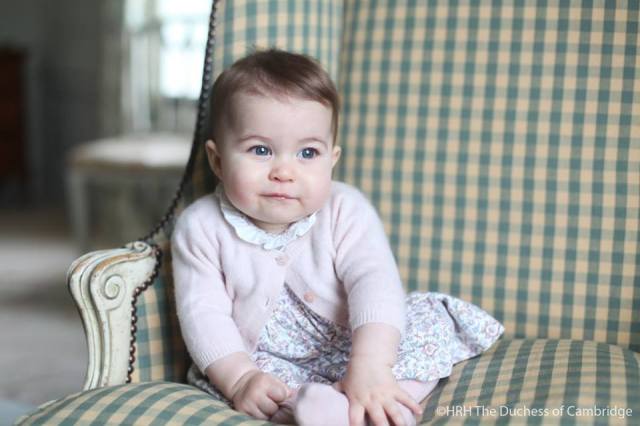 Princess Charlotte, 6-months old. 