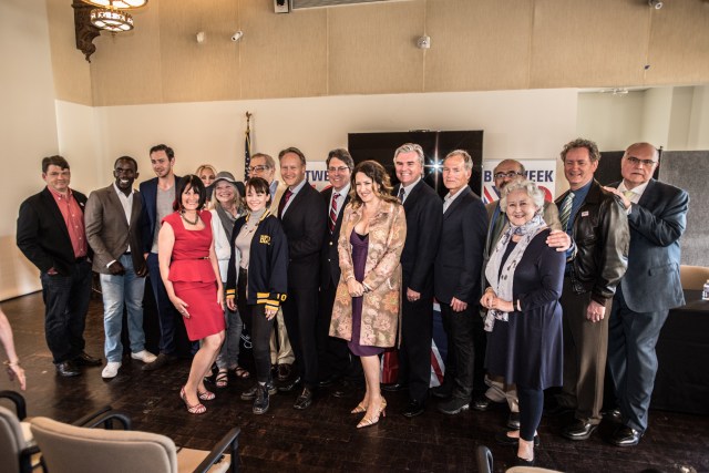 The cast and creatives of Murder, Lust and Madness and Britweek10